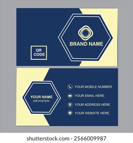 Professional Blue Business Card Template