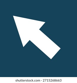 Icono de flecha izquierda azul Profesional: Botón trasero de Vector plano minimalista para navegación por Web, diseño UI UX y App móviles. Puntero Direccional Limpio para Marcas de Cuidado de la Piel y Herramientas Digitales de Negocio.