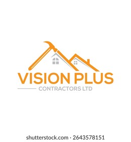 Professional and bold **Contractors Ltd** logo design, ideal for construction, engineering, and building firms. Features strong typography, tools, or structure icons to represent strength, reliability