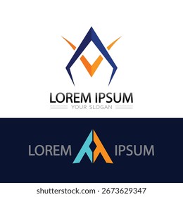 Profesional letra negrita Un diseño de Vector de logotipo para la marca corporativa y la identidad