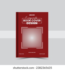 plantilla de diseño de portada de libro profesional.