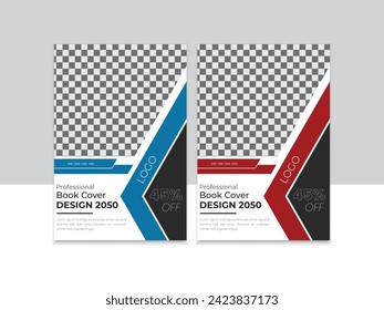 Plantilla de diseño de portada de libros profesionales 