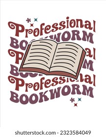 Professional Bookworm Books Retro Design