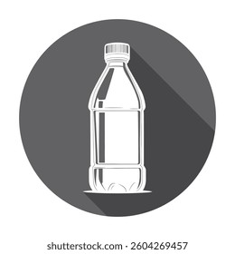 Professional bottle Icon. Scalable, Clean, and Minimalist Vector for Apps and Branding.