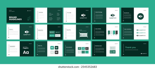 Plantilla de Lineamientos de Marca de Profesional, Presentación de Identidad de Marca.