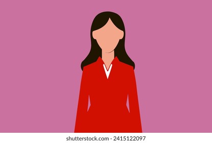 Professional briefing, teaching about job flat vector character design. Trader, broker analyzing market changes cartoon illustration. Businesswoman, corporate worker reporting, giving presentation