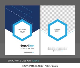 Professional Brochure Concept Template for Business Purpose, Place Your Text and Logos  and Ready To GO For Print.