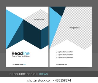 Professional Brochure Concept Template for Business Purpose, Place Your Text and Logos  and Ready To GO For Print.