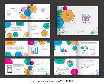 Professional Brochure, Leaflet design pack with infographic elements and space to add your images.