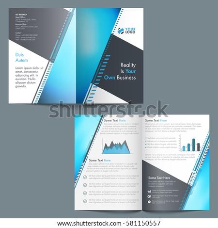 professional brochure template design statistical elements stock free professional brochure templates