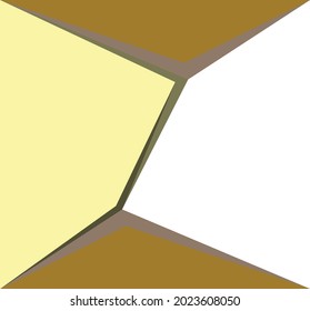 Professional Brochure Template vector design gold