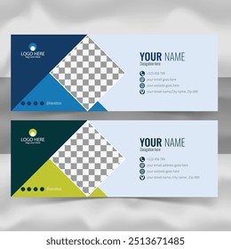 Professional And Business Advertising Email signature Design 