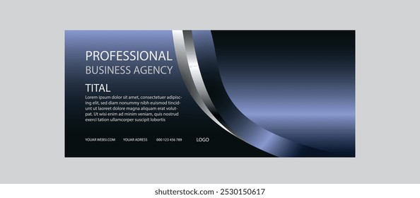 Professional Business Banner Design Template with Modern Layout and Bold Typography – Ideal for Corporate Marketing, Advertising, and Social Media Campaigns