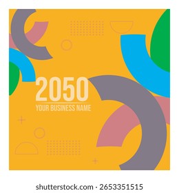 Professional Business book cover 2050, new annual report, print ready business cover design, book cover design eps file print ready, company profile, business profile, flyer, brochure, banner