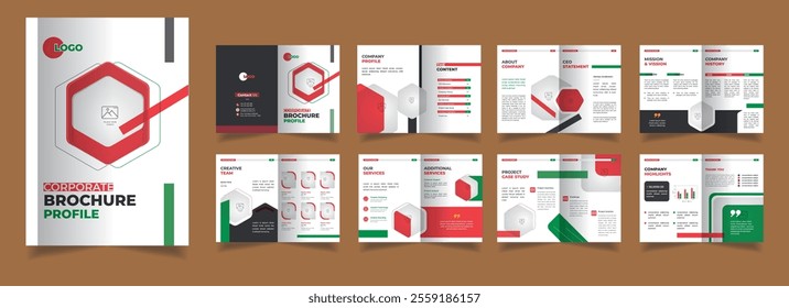 Professional Business Brochure Design Modern Corporate Brochure Template Tri Fold Bi Fold Brochure Design Template 