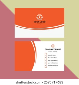 professional business card, creative modern name card,