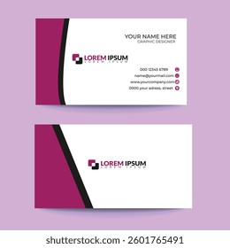 Professional Business Card Design With Background