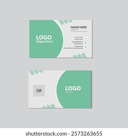 Professional business card design . clean corporate design.