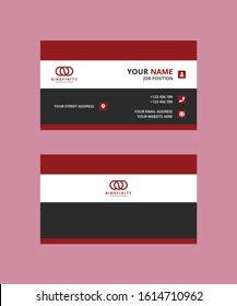Professional business card design, Creative visiting card, Contact card and name card design template