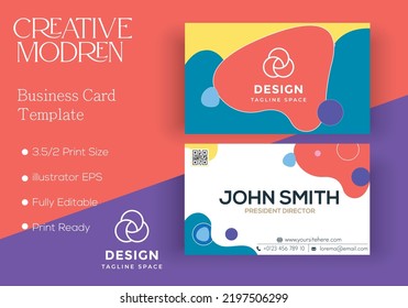 Professional Business Card Design High Quality, Perfect Size, Printable