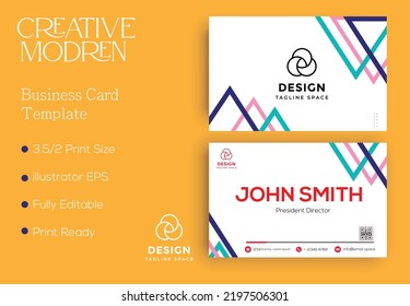 Professional Business Card Design High Quality, Perfect Size, Printable