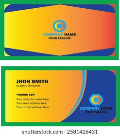 Professional Business Card Design in Illustrator.