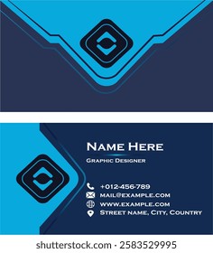 Professional Business Card Design in Illustrator.