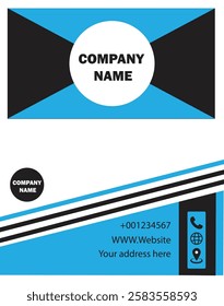 Professional Business Card Design in Illustrator.