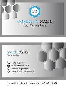 Professional Business Card Design in Illustrator.