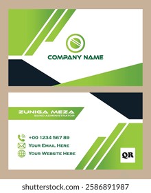 Professional business card design in illustrator