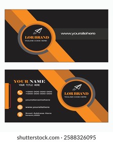 Professional business card design in illustrator
