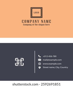 Professional Business Card Design in Illustrator.