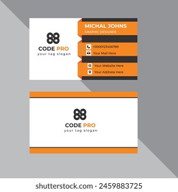 Professional business card design, Modern business card templete