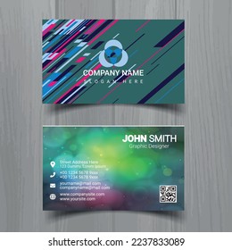 Diseño profesional de tarjetas de visita para uso profesional y personal. Diseño sencillo y mínimo y personalización completa.