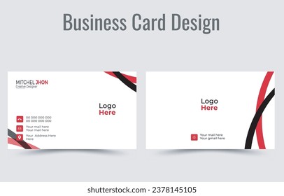 Professional business card design for personal use. Visiting card for business and personal use.