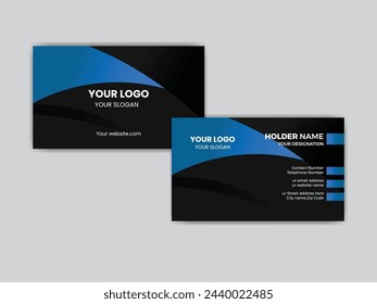 Professional Business card design for personal identity
