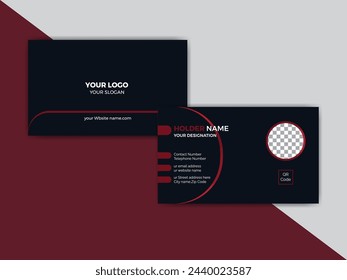 Professional Business card design for personal identity
