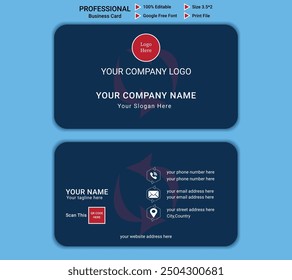 Professional business card design stunning for personal and official functions.
