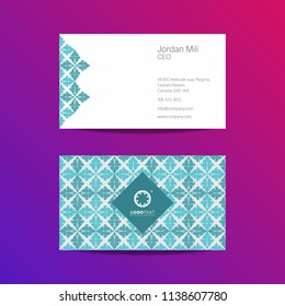Professional Business Card Design Template 