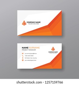 Professional business card design template