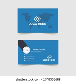 Professional Business card design template for personal use- abstract, vector, card, visiting card, name card 