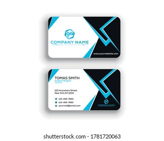 professional business card design template.