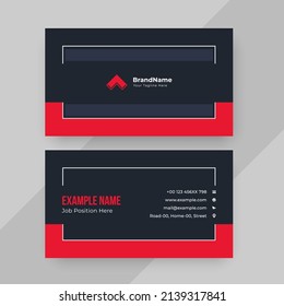 Professional business card design template