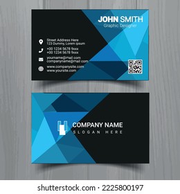 Professional business card design template