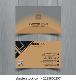 Professional business card design template