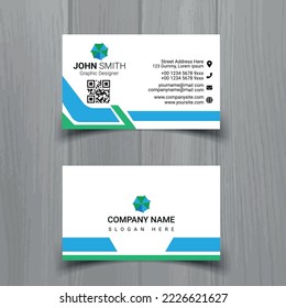 Professional business card design template