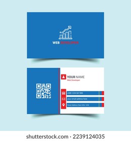Professional business card design template