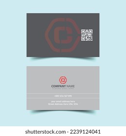 Professional business card design template