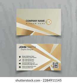 Professional business card design template for any types of usage. This card is fully customization and editable for any types of usage. Minimal and modern design. Two or three color.