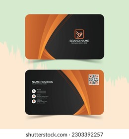 Professional business card design  template for company corporate style